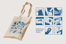 Load image into Gallery viewer, Common Threads Press Tote Bag
