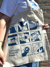 Load image into Gallery viewer, Common Threads Press Tote Bag
