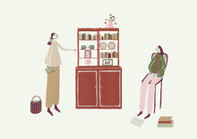 Load image into Gallery viewer, Print: &#39;In the Library&#39; by Harriet Watson
